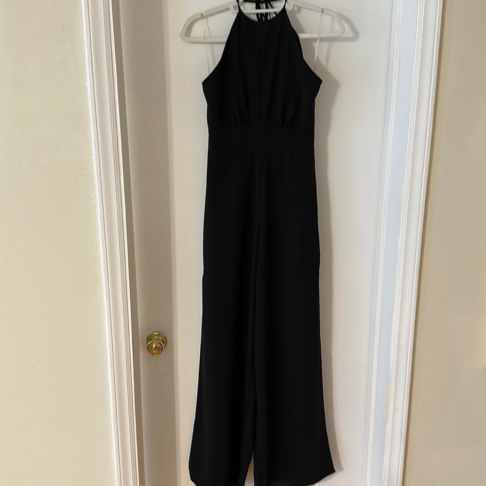 DO+BE long black halter jumpsuit